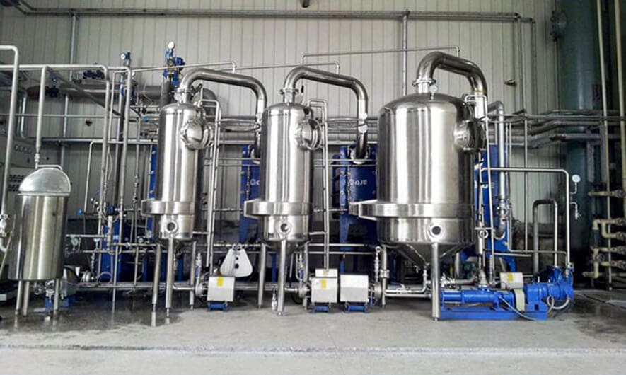 evaporators for  waste water treatment